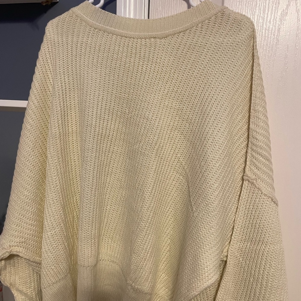 Cream sweater